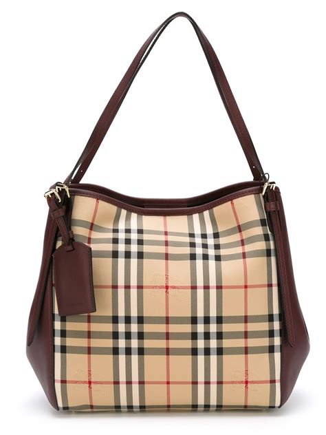 burberry small horseferry check tote bag|Burberry logo printed tote bag.